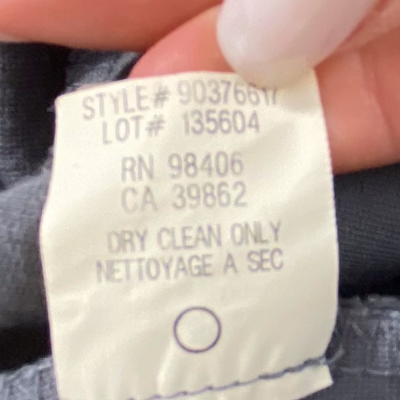 THEORY Jersey Dress grey-neon yellow color block 6 - Picture 5 of 8